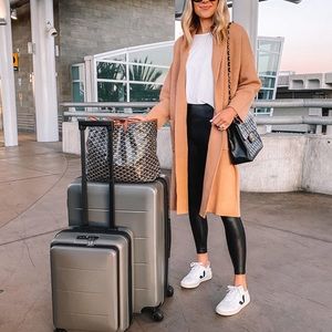 Mango MNG Camel Coatigan